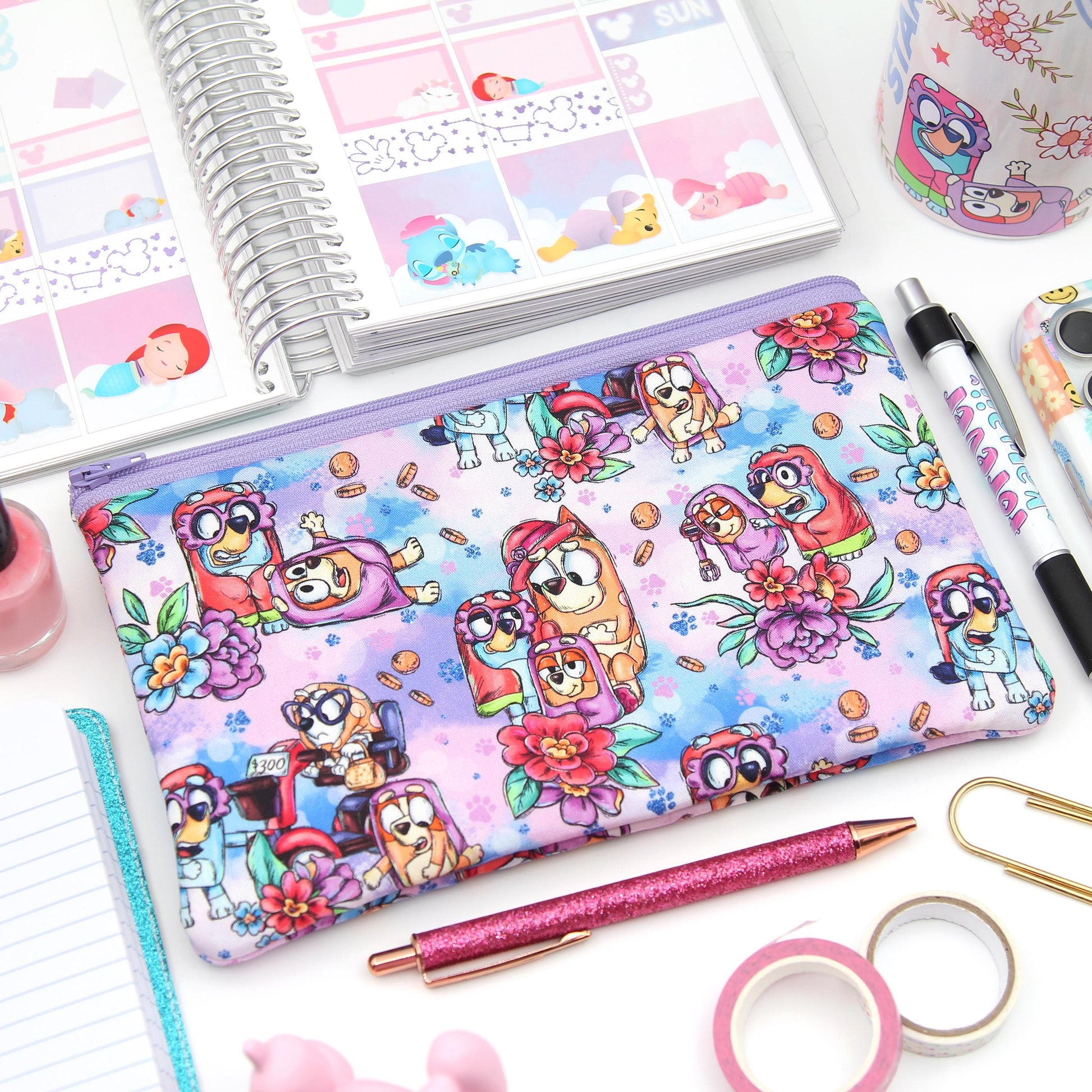 Grandma Heelers Planner Zipper Pouch