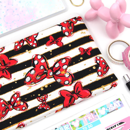 Classic Bows Planner Zipper Pouch