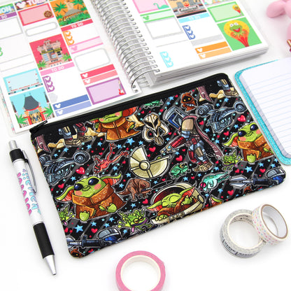 Galactic Adventure Planner Zipper Pouch