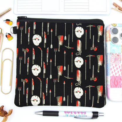It&#39;s Friday Zipper Pouch - Square Cuties Bag