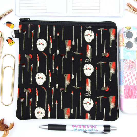 It&#39;s Friday Zipper Pouch - Square Cuties Bag