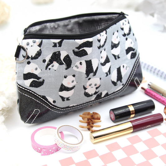 Panda Bear Zipper Pouch - Clutch 33