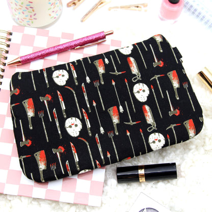 It&#39;s Friday Zipper Pouch - Clutch 33