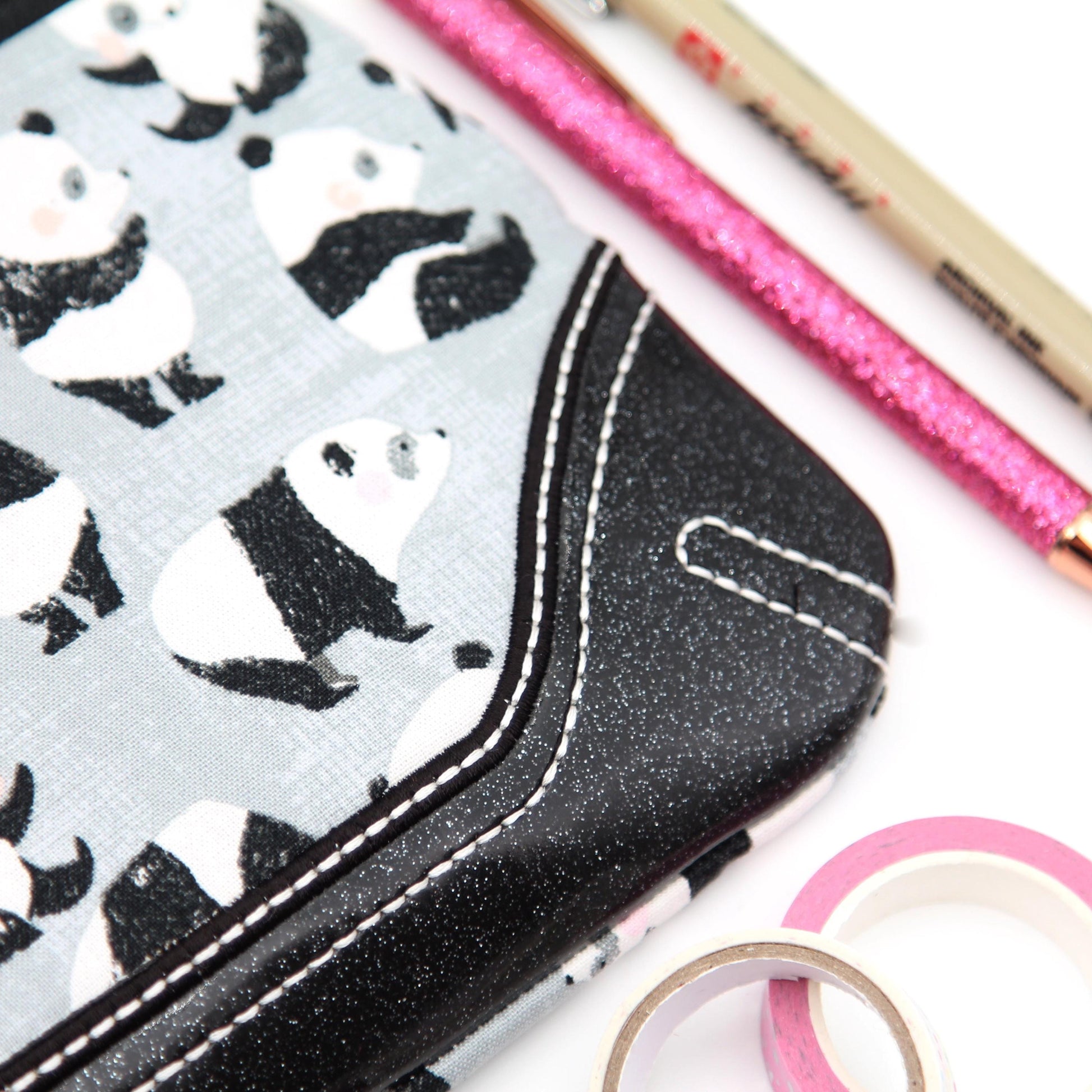 Panda Bear Zipper Pouch - Clutch 33