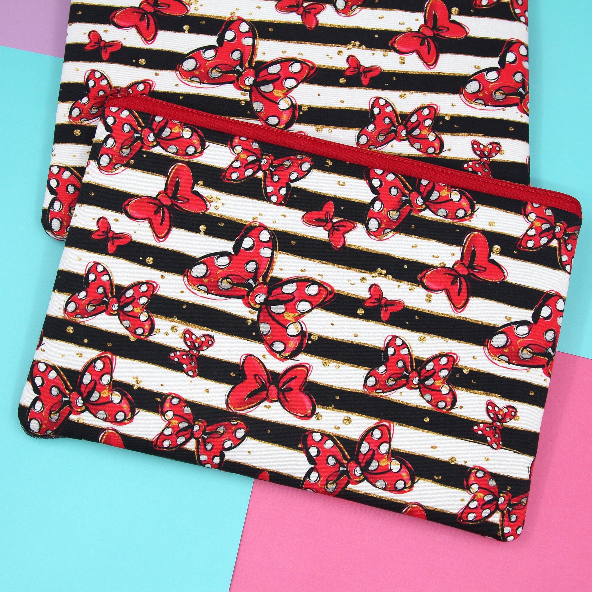 LARGE Classic Bows Planner Zipper Pouch