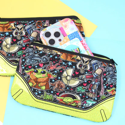 Galactic Space Duo Zipper Pouch - Clutch 33