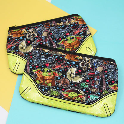 Galactic Space Duo Zipper Pouch - Clutch 33