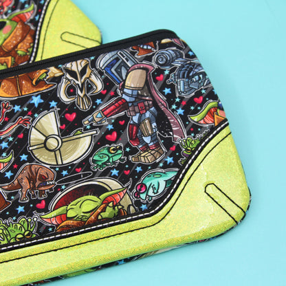 Galactic Space Duo Zipper Pouch - Clutch 33