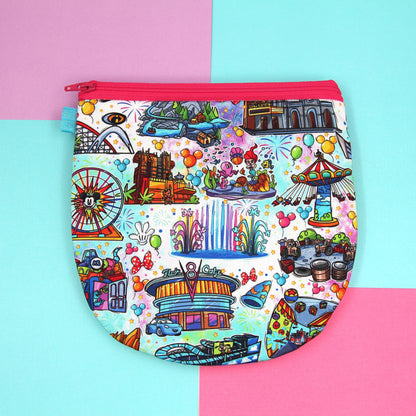 Happy Attractions Zipper Bag - The Scoop