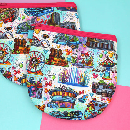 Happy Attractions Zipper Bag - The Scoop