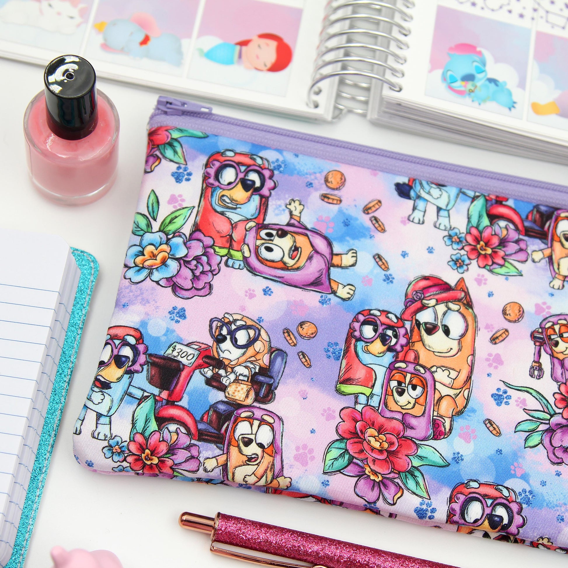 Grandma Heelers Planner Zipper Pouch