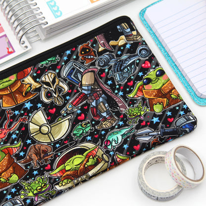 Galactic Adventure Planner Zipper Pouch
