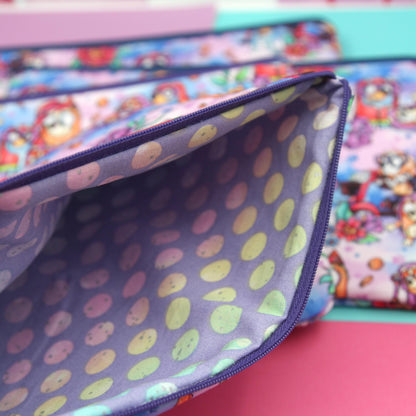 LARGE Grandma Heeler Planner Zipper Pouch