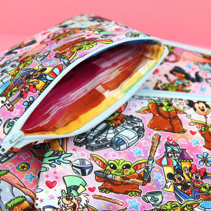 Baby Alien The Little Organizer Bag, Handmade Zipper Pouch, Theme Park Essentials, Makeup & Travel Storage, Unique Gift