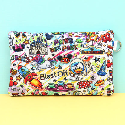 Festival Of The Arts Planner Pouch, Stationery Bag, Zipper Pouch for Hobonichi Weeks, Washi Tape Storage, Fully Lined and Padded, Cute Gift