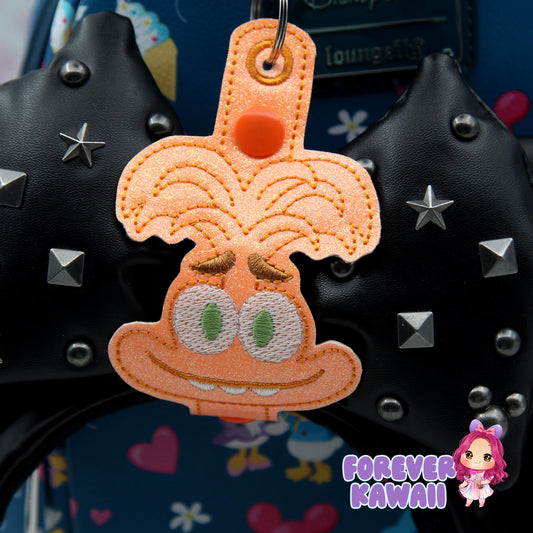Anxiety Glitter Park Mouse Ears Holder Keychain – Glitter Headband Clip, Sunglasses Holder, Mouse Ears Headband Holder, Hat Holder Keychain