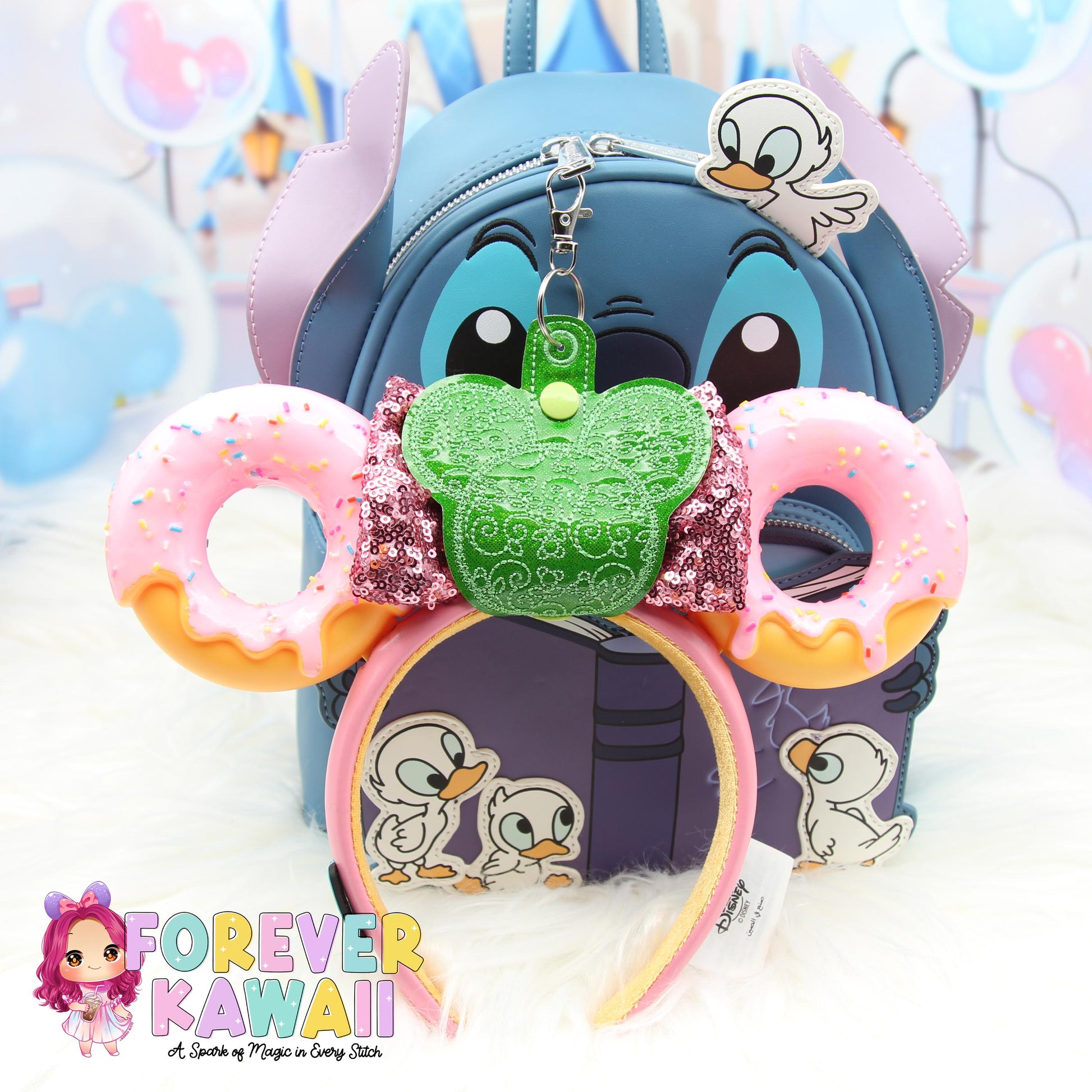 Topiary Inspired Mouse Ears Holder – Flower & Garden Festival Ears Clip, Park Ears Holder, Secure Your Park Ears, Hat, Sunglasses