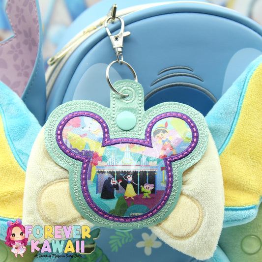 Park Attractions Mouse Ears Holder – Applique , Park Ears Holder, Secure Your Park Ears, Hat, Sunglasses