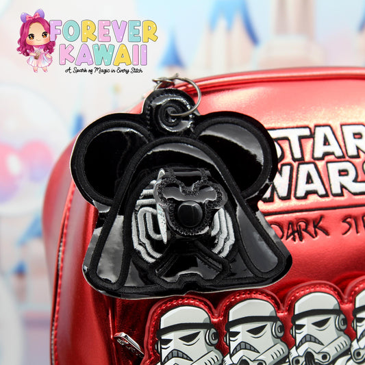 Kylo Mouse Ears Holder Keychain – Galaxy Hat Holder | Sunglasses Holder | Star Wars Ear Holder | Mouse Ears Headband Holder