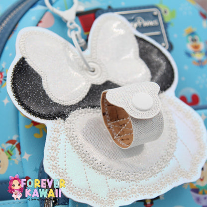 Mouse Bride Mouse Ears Holder – Bridal Mouse Ears Clip, Park Ears Holder, Secure Your Park Ears, Hat, Sunglasses, Magical Wedding Gift
