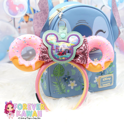 Park Attractions Mouse Ears Holder – Applique , Park Ears Holder, Secure Your Park Ears, Hat, Sunglasses
