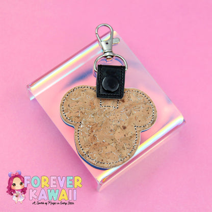 Mouse Head Grocery Cart Quarter Holder Keychain – Quarter Keeper for Shopping Cart – Reusable Coin Holder – Never Forget Your Quarter Again!